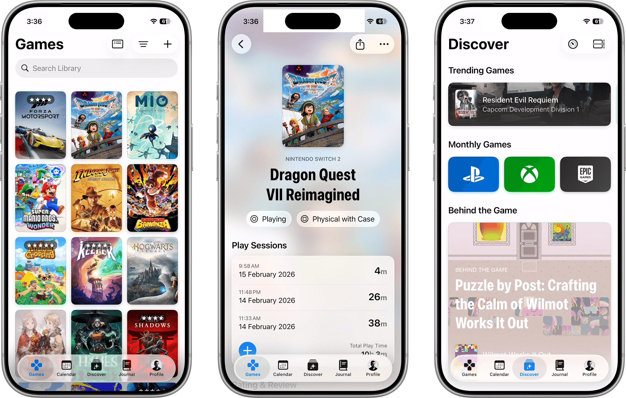 GamePal app screenshots